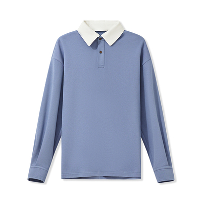 UNICAHOMME时髦廓形感棉纺长袖T