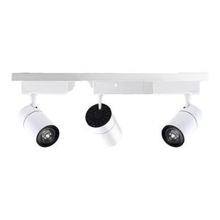 射灯led轨道灯服装店超亮cob20W30W节能导轨灯暖光商用展厅滑轨灯