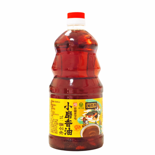 汪德荣纯小磨香油2L家庭餐饮装火锅麻油蘸凉拌麻油绿色食品老字号