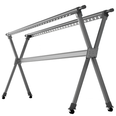 名至落地折叠铝合金晾衣架