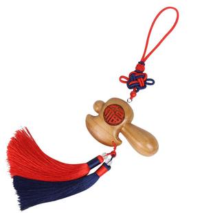 2026泰山桃木斧头小胖斧头汽车挂件福财斧子小肥斧头定制刻字