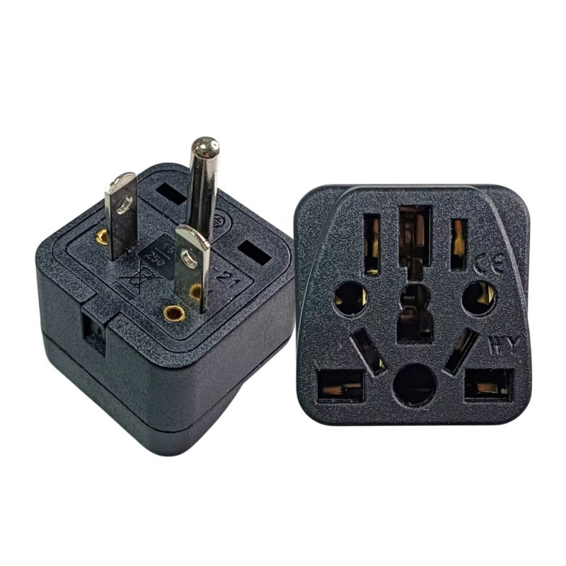 美标T型新款多功能万用转换插头
