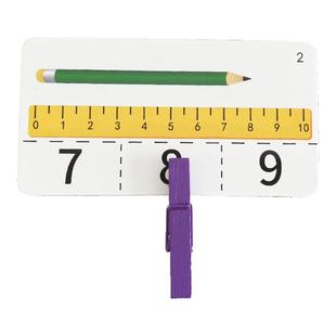 幼儿园测量认识尺子刻度计算长度儿童中大班数学区角材料玩教具