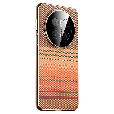 适用华为mate60RS素皮彩雕手机壳