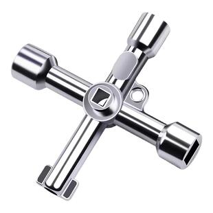 三角阀门水表前阀门钥匙自来水暖气阀三角钥匙通用内三角套筒扳手