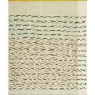 西班牙GAN手工纯羊毛基里姆刺绣工艺设计时尚简约块毯地毯两色