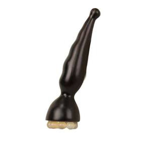 檀木朱雀三啄面部按摩器小莲蓬实木黄铜点穴棒脸部眼部拨筋棒工具