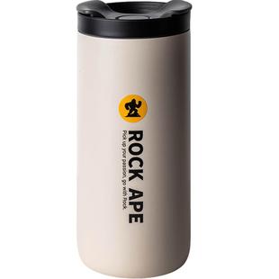 RockApe/洛克猩球咖啡杯式保温杯便携随行杯女生高颜值水杯保冷杯