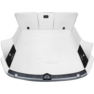 适用于特斯拉modelY后备箱垫全包围model3尾箱垫焕新版改装毛豆3y