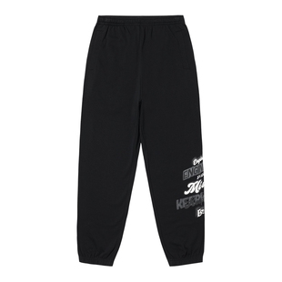 MISHKANYC大眼球2024新款秋冬美式复古束脚宽松休闲裤卫裤长裤男