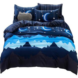 被子冬被全套装三四六件套单双人铺盖垫褥枕头冬季床上用品一整套