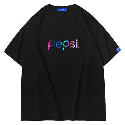 pepsi百事夏季新款短袖潮衣服