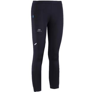 迪卡侬健身裤男童儿童春秋女童透气紧身运动裤弹力速干长裤子KIDC