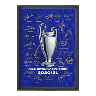 切尔西兰帕德油画艺术款相框LAMPARD照片墙 阿扎尔桌摆摆件HAZARD