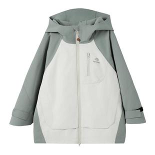 半度闲女童冲锋外套秋装洋气中大童2025新款儿童装春秋款休闲夹克