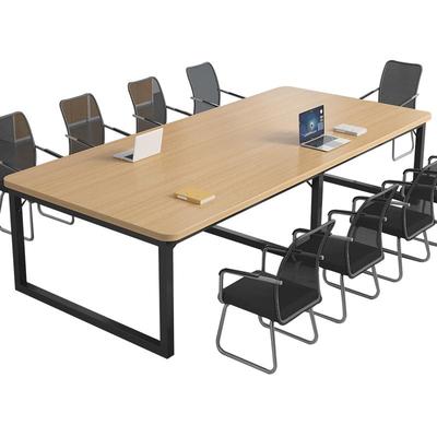 实木加厚桌面会议长桌
