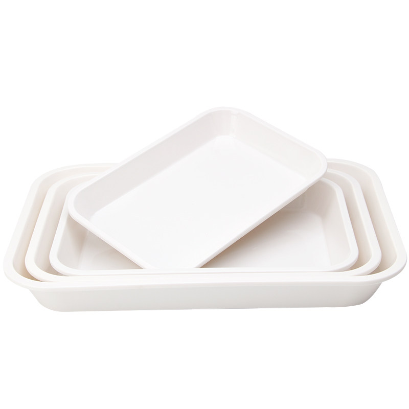 塑料水杯密胺白色幼儿园商用托盘