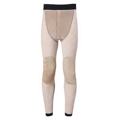 男士羊毛保暖裤加绒加厚护膝棉裤