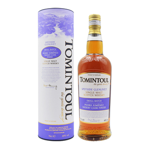 TOMINTOUL托明多单一麦芽威士忌PX雪莉桶700ml40%vol苏格兰进口