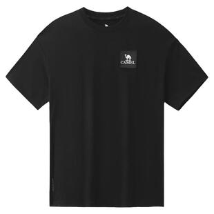 骆驼户外短袖t恤女登山速干上衣男夏季宽松情侣运动半袖快干棉T恤