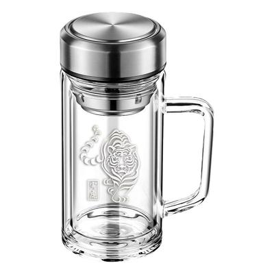 把手玻璃杯办公户外便捷水杯