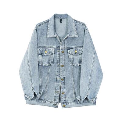 赠送运费险现货速发牛仔外套女