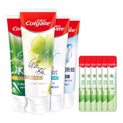 【淘享】高露洁多效护理家庭装含氟牙膏清新口气C