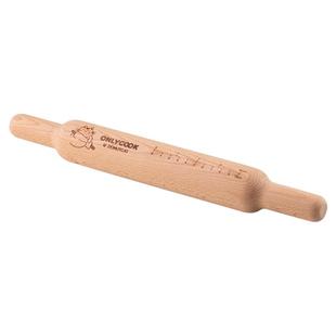 onlycook家用实木擀面杖食品级杆面棒烘焙压饺子皮工具儿童专用