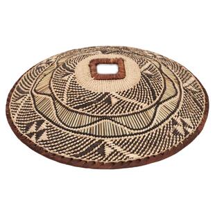 Roomology津巴布韦进口纯手工草编灯罩客厅吊灯户外露台灯Tonga灯