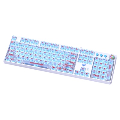 狼蛛F2088pro女生办公机械键盘