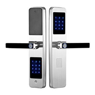 rftc荣富天成不锈钢双面指纹智能锁酒店公寓家用防盗门电子密码锁