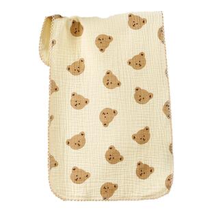 婴儿纯棉纱布毛巾洗脸巾宝宝洗澡巾小方巾超软a类口水巾拍嗝巾