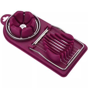 多功能切蛋器不锈钢二合一切皮蛋分割器花式手动松花蛋切鸡蛋神器