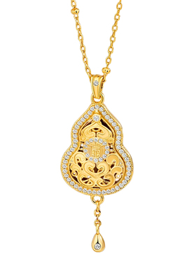 金包银女韦雪同款人生四美毛衣链