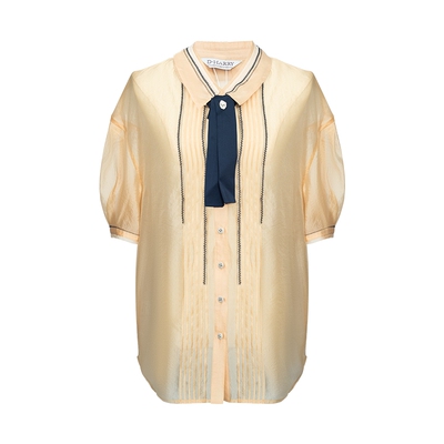 D-HARRY/迪哈利浅黄色衬衫