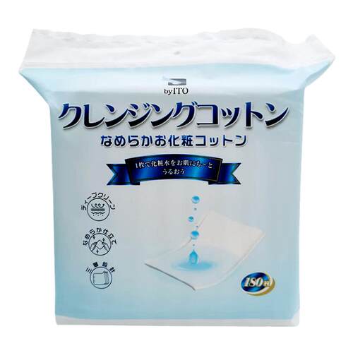 日本ITO艾特柔化妆棉湿敷保湿便携装棉柔一次性卸妆棉片180枚/包