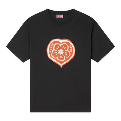 【季末特惠】KENZO 26春夏新品 男女同款海棠花经典版型T恤衫