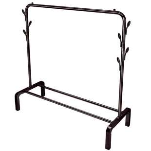 简易晾衣架落地卧室可折叠挂衣服架子衣服的宿舍衣杆架多功能阳台