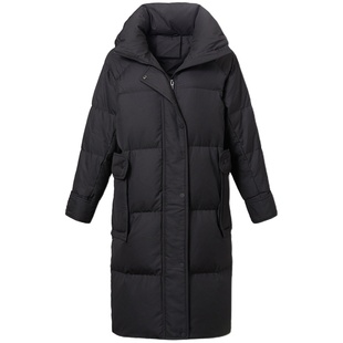 文华羽绒2025年新款羽绒服女中长款加厚时尚派克服保暖外套韩版