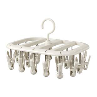 婴儿袜子晾晒架家用宝宝多夹子晾衣架多功能晾衣夹挂内衣内裤神器