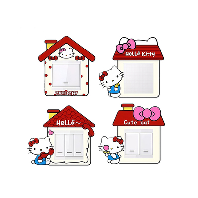 可爱KT开关装饰贴创意kt猫