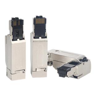 艾莫迅适用西门子4/8芯RJ45水晶头profinet网线接头 901-1BB10/11