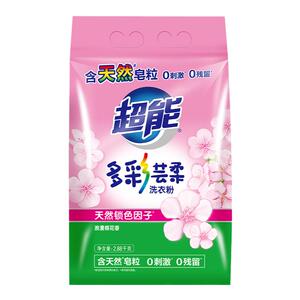 超能多彩芸柔樱花香洗衣粉