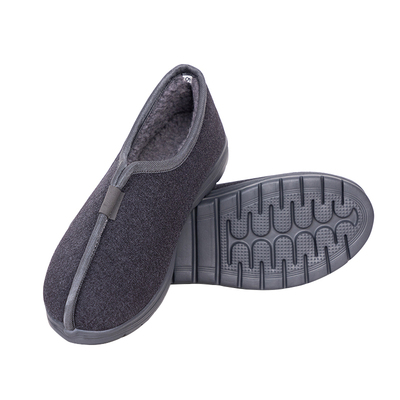 冬季加绒保暖呢面禅修僧鞋