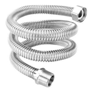 4分6分内外丝波纹管热水器马桶水龙头冷热进水管延长管加长管防爆
