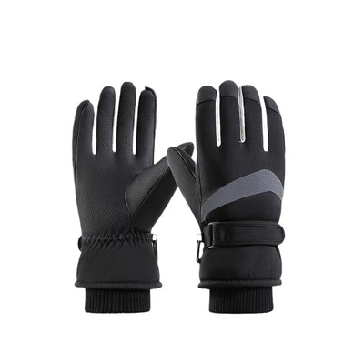 保暖手套冬季骑行男女士电动摩托车防风防寒防水滑雪加绒厚棉触屏