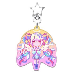 【原创周边】主播女孩重度依赖超天酱糖糖挂件吧唧徽章立牌光栅卡