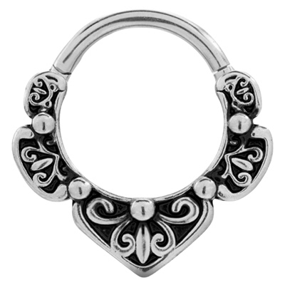 punkyouth维多利亚花开通用穿刺环防过敏复古小众气质耳饰