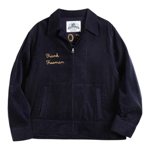 阿瞳牛社ATONG 复古灯芯绒夹克男阿美咔叽农协精工复刻刺绣外套春