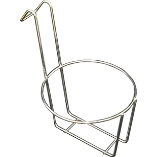 利器盒挂架不锈钢消毒液铁质挂篮钩垃圾桶摇盖棉签桶5L10L托架